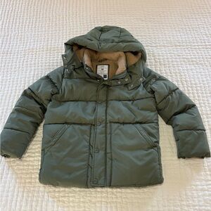 GAP Olive Puffer Jacket for Kids
